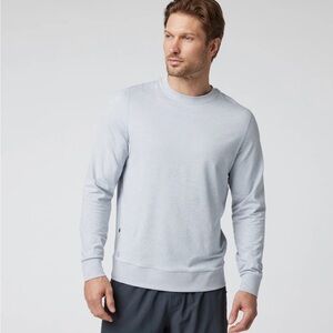 Vuori Ponto Performance Crew Platinum Heather Size L